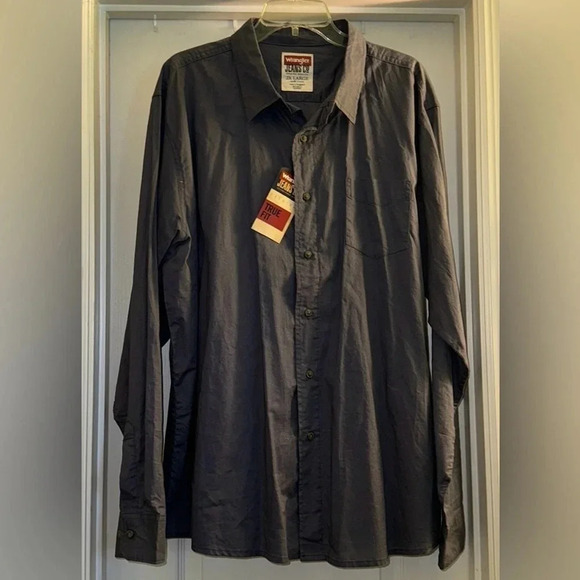 Wrangler Jeans Co. Premium True Fit Button Down Shirt - Picture 1 of 5